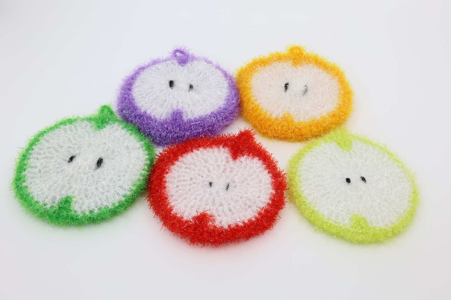 Korean Scrubber Apple design (4 Pack)