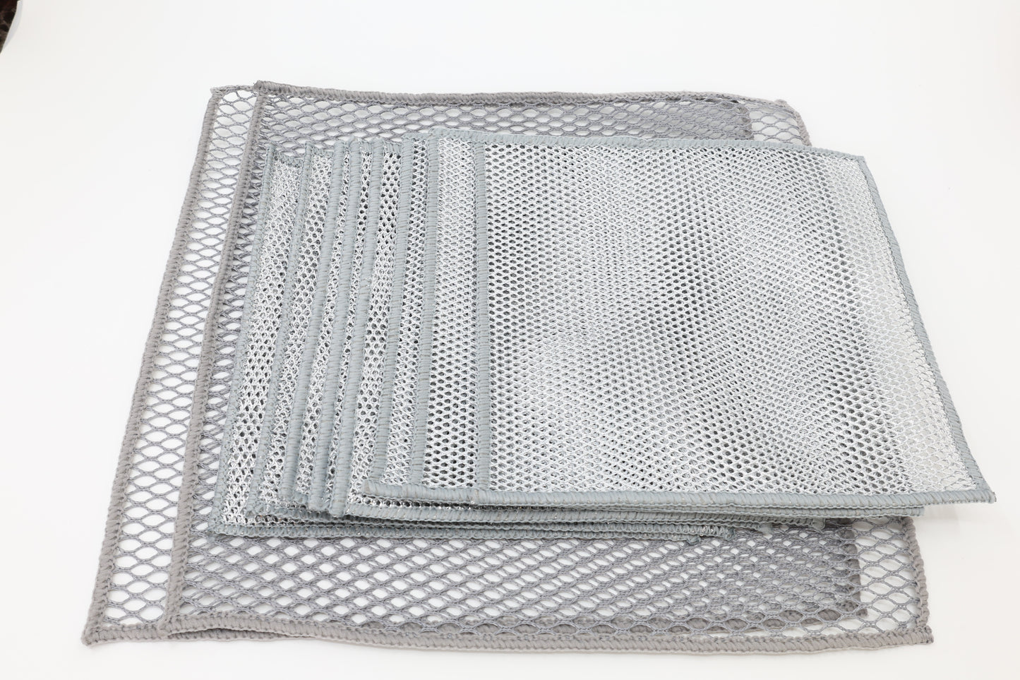 Non Scratch shiny mesh (8 pcs) and dish mesh (2 pcs)