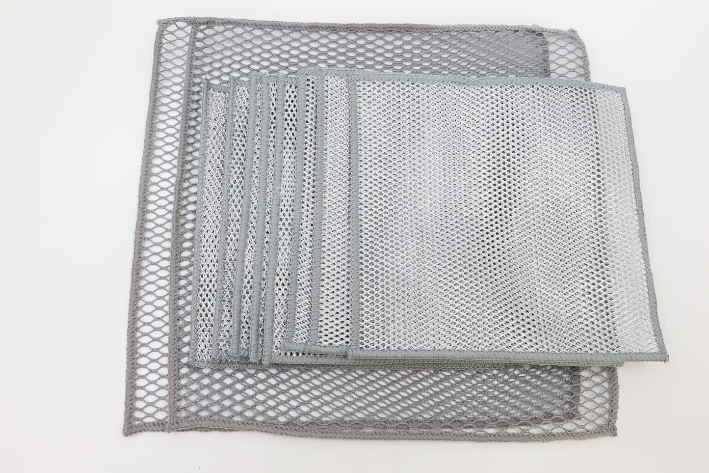 Non Scratch shiny mesh (8 pcs) and dish mesh (2 pcs)