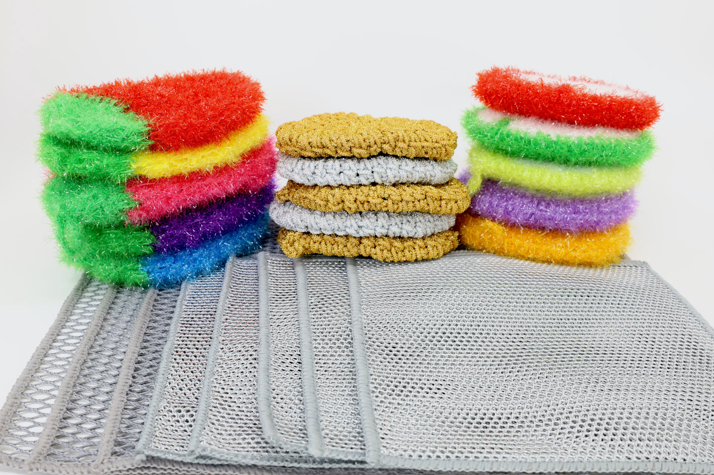 Korean Scrubber, Non Scratch Scourer and Mesh MEGA PACK (23 PCS)