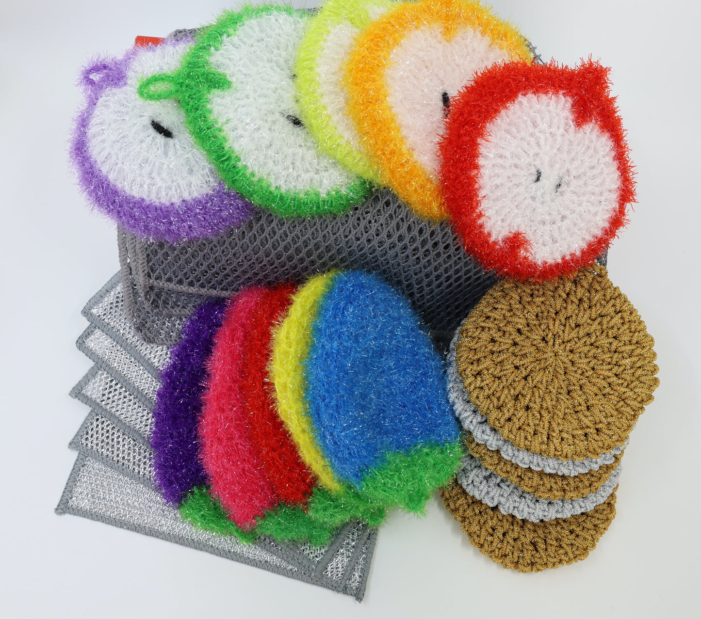 Korean Scrubber, Non Scratch Scourer and Mesh MEGA PACK (23 PCS)