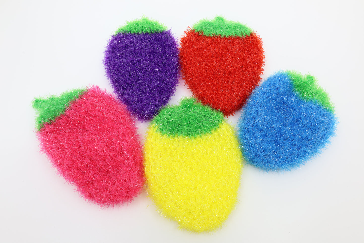 Korean Scrubber Strawberry design (4 PCS)